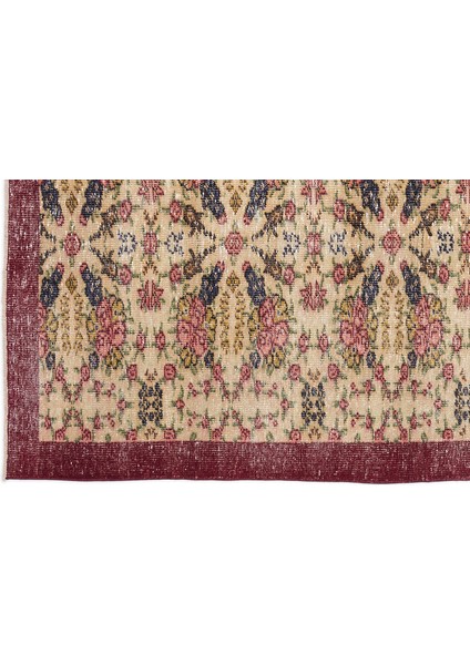 Iskece Kırmızı Eskitme Yün Modern Desenli Yün Hav Toz Vermez Leke Tutmayan Salon Yolluk Mutfak El Dokuma Halı modelleri