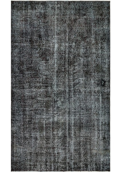Atina Gri Eskitme Yün Modern Desenli Yün Hav Toz Vermez Leke Tutmayan Salon Yolluk Mutfak El Dokuma Halı