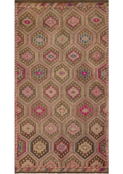 Atina Turkuaz Eskitme Yün Modern Desenli Yün Hav Toz Vermez Leke Tutmayan Salon Yolluk Mutfak El Dokuma Halı