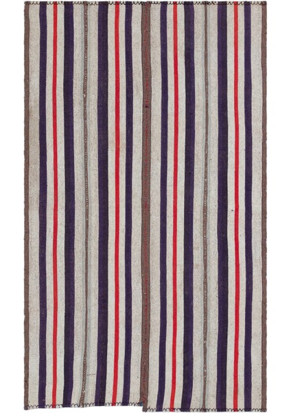 Iskece Kırmızı Eskitme Yün Modern Desenli Yün Hav Toz Vermez Leke Tutmayan Salon Yolluk Mutfak El Dokuma Halı