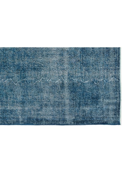 Turkuaz Eskitme Yün Modern Desenli Yün Hav Toz Vermez Leke Tutmayan Salon Yolluk Mutfak El Dokuma Halı indirimleri