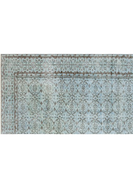 Atina Turkuaz Eskitme Yün Modern Desenli Yün Hav Toz Vermez Leke Tutmayan Salon Yolluk Mutfak El Dokuma Halı modelleri