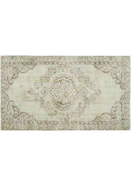 Bej Eskitme Yün Modern Desenli Yün Hav Toz Vermez Leke Tutmayan Salon Yolluk Mutfak El Dokuma Halı