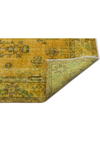 Sarı Çerçeveli Yün Modern Desenli Yün Hav Toz Vermez Leke Tutmayan Salon Yolluk Mutfak El Dokuma Halı fiyatları