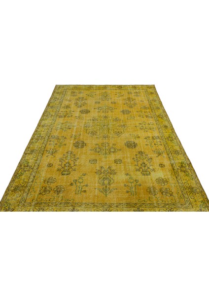 Sarı Çerçeveli Yün Modern Desenli Yün Hav Toz Vermez Leke Tutmayan Salon Yolluk Mutfak El Dokuma Halı modelleri