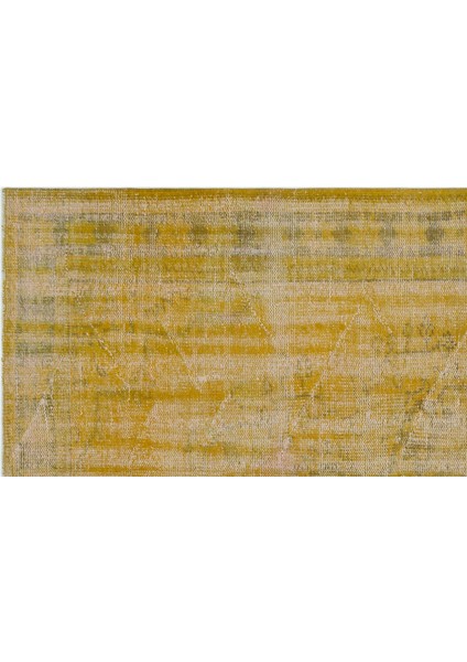 Sarı Eskitme Yün Modern Desenli Yün Hav Toz Vermez Leke Tutmayan Salon Yolluk Mutfak El Dokuma Halı indirimleri