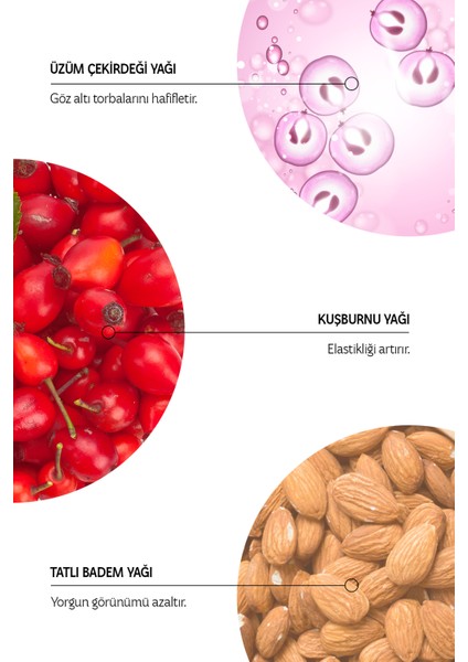 | Göz Bakım Serumu Eye Contour Serum (Morluk, Şişlik & Kaz Ayağı), Yaşlanma Karşıtı, Vegan İçerik (10 ml) modelleri
