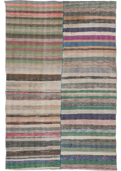 Iskece Turkuaz Eskitme Yün Modern Desenli Yün Hav Toz Vermez Leke Tutmayan Salon Yolluk Mutfak El Dokuma Halı