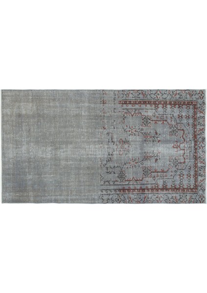 Gri Eskitme Yün Modern Desenli Yün Hav Toz Vermez Leke Tutmayan Salon Yolluk Mutfak El Dokuma Halı