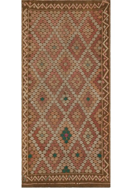 Girit Bej Çizgili Yün Modern Desenli Yün Hav Toz Vermez Leke Tutmayan Salon Yolluk Mutfak El Dokuma Halı