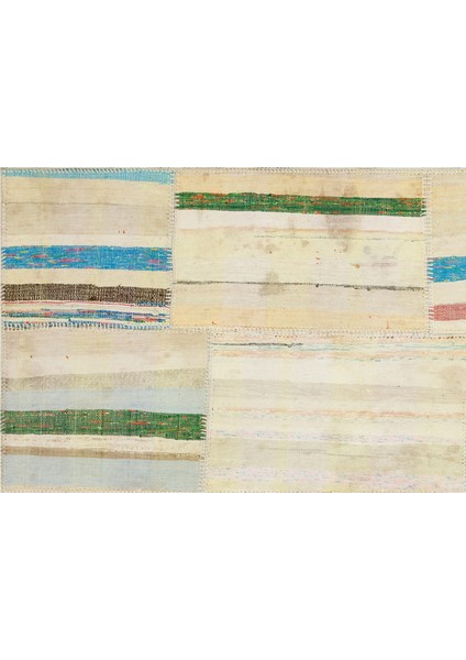 Teselya Bej Eskitme Yün Modern Desenli Yün Hav Toz Vermez Leke Tutmayan Salon Yolluk Mutfak El Dokuma Halı fırsatları