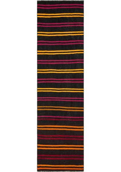 Teselya Pembe Patchwork Yün Modern Desenli Yün Hav Toz Vermez Leke Tutmayan Salon Yolluk Mutfak El Dokuma Halı