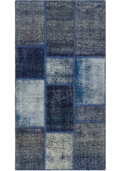 Atina Yeşil Eskitme Yün Modern Desenli Yün Hav Toz Vermez Leke Tutmayan Salon Yolluk Mutfak El Dokuma Halı