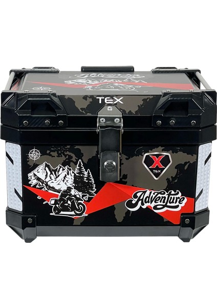 Tex 70055 Adventure Red Abs 50 Lt Arka Çanta