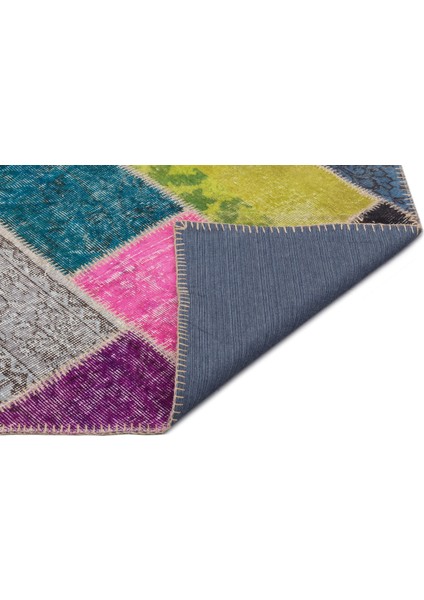 Iskece Bej Patchwork Etnik Modern Desenli Yün Hav Toz Vermez Leke Tutmayan Salon Yolluk Mutfak El Dokuma Halı fiyatları