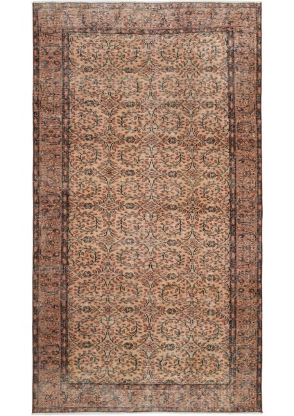 Girit Bej Çizgili Yün Modern Desenli Yün Hav Toz Vermez Leke Tutmayan Salon Yolluk Mutfak El Dokuma Halı