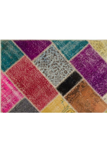 Iskece Bej Patchwork Etnik Modern Desenli Yün Hav Toz Vermez Leke Tutmayan Salon Yolluk Mutfak El Dokuma Halı fırsatları