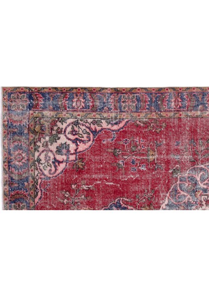 Mora Turkuaz Eskitme Yün Modern Desenli Yün Hav Toz Vermez Leke Tutmayan Salon Yolluk Mutfak El Dokuma Halı fırsatları