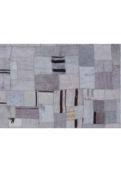 Teselya Mor Patchwork Etnik Modern Desenli Yün Hav Toz Vermez Leke Tutmayan Salon Yolluk Mutfak El Dokuma Halı fırsatları