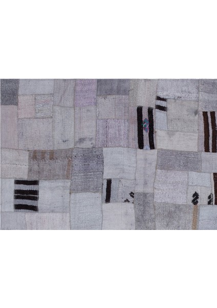 Teselya Mor Patchwork Etnik Modern Desenli Yün Hav Toz Vermez Leke Tutmayan Salon Yolluk Mutfak El Dokuma Halı indirimleri