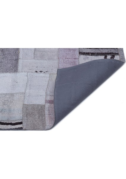 Teselya Mor Patchwork Etnik Modern Desenli Yün Hav Toz Vermez Leke Tutmayan Salon Yolluk Mutfak El Dokuma Halı fiyatları