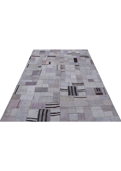 Teselya Mor Patchwork Etnik Modern Desenli Yün Hav Toz Vermez Leke Tutmayan Salon Yolluk Mutfak El Dokuma Halı modelleri