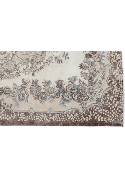 Girit Bej Çizgili Yün Modern Desenli Yün Hav Toz Vermez Leke Tutmayan Salon Yolluk Mutfak El Dokuma Halı fırsatları