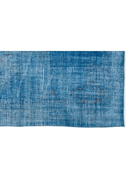 Atina Mavi Eskitme Yün Modern Desenli Yün Hav Toz Vermez Leke Tutmayan Salon Yolluk Mutfak El Dokuma Halı fırsatları