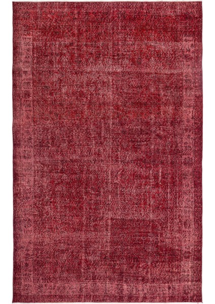 Vintage Mavi Eskitme Yün Modern Desenli Yün Hav Toz Vermez Leke Tutmayan Salon Yolluk Mutfak El Dokuma Halı