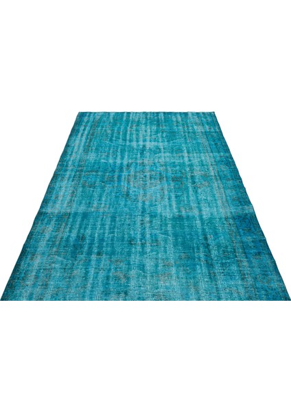 Atina Mavi Eskitme Yün Modern Desenli Yün Hav Toz Vermez Leke Tutmayan Salon Yolluk Mutfak El Dokuma Halı fiyatları