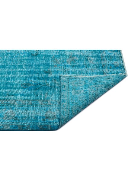 Atina Mavi Eskitme Yün Modern Desenli Yün Hav Toz Vermez Leke Tutmayan Salon Yolluk Mutfak El Dokuma Halı indirimleri