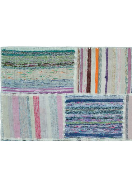 Iskece Bej Patchwork Yün Modern Desenli Yün Hav Toz Vermez Leke Tutmayan Salon Yolluk Mutfak El Dokuma Halı indirimleri