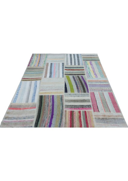 Iskece Bej Patchwork Yün Modern Desenli Yün Hav Toz Vermez Leke Tutmayan Salon Yolluk Mutfak El Dokuma Halı fiyatları