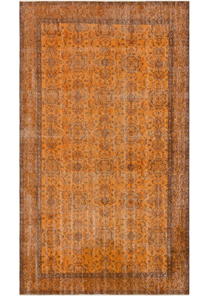 Atina Turkuaz Eskitme Yün Modern Desenli Yün Hav Toz Vermez Leke Tutmayan Salon Yolluk Mutfak El Dokuma Halı