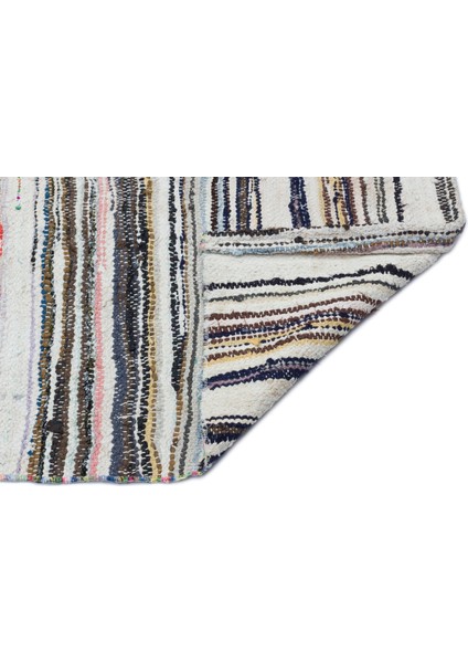 Fischamend Lacivert Patchwork Pamuk Modern Desenli Yün Hav Toz Vermez Leke Tutmayan Salon Yolluk Mutfak El Dokuma Halı fiyatları