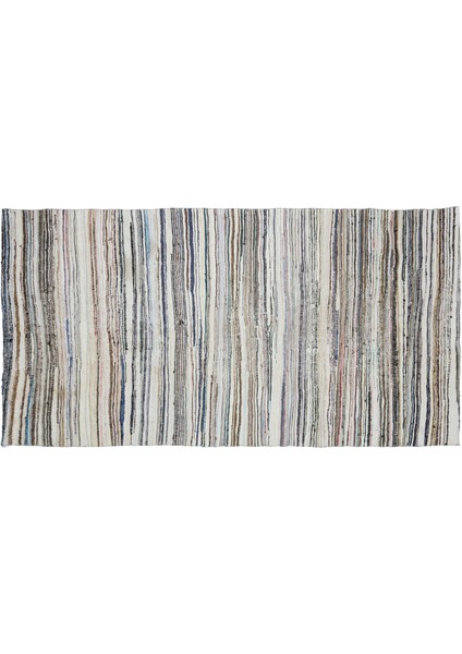 Fischamend Lacivert Patchwork Pamuk Modern Desenli Yün Hav Toz Vermez Leke Tutmayan Salon Yolluk Mutfak El Dokuma Halı modelleri