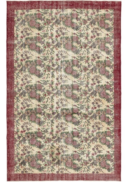 Richmond Bej Eskitme Tensel Modern Desenli Yün Hav Toz Vermez Leke Tutmayan Salon Yolluk Mutfak El Dokuma Halı