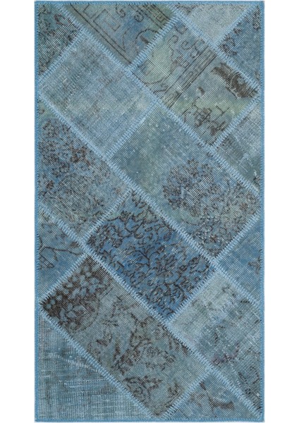 Girit Siyah Çiçekli Yün Modern Desenli Yün Hav Toz Vermez Leke Tutmayan Salon Yolluk Mutfak El Dokuma Halı