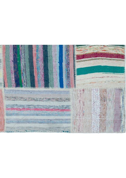 Iskece Bej Patchwork Yün Modern Desenli Yün Hav Toz Vermez Leke Tutmayan Salon Yolluk Mutfak El Dokuma Halı fırsatları