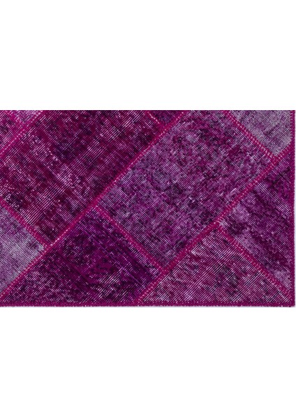 Iskece Pembe Eskitme Etnik Modern Desenli Yün Hav Toz Vermez Leke Tutmayan Salon Yolluk Mutfak El Dokuma Halı fırsatları