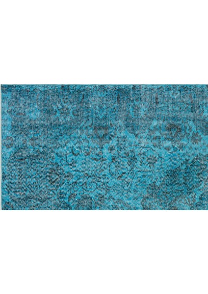 Atina Turkuaz Eskitme Yün Modern Desenli Yün Hav Toz Vermez Leke Tutmayan Salon Yolluk Mutfak El Dokuma Halı modelleri