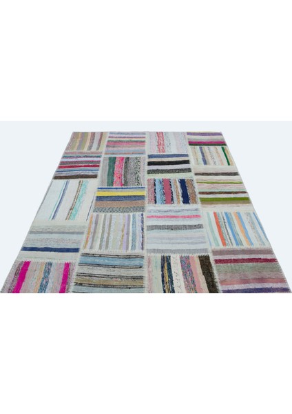 Iskece Bej Patchwork Yün Modern Desenli Yün Hav Toz Vermez Leke Tutmayan Salon Yolluk Mutfak El Dokuma Halı fiyatları