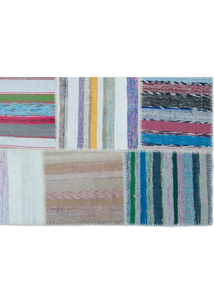 Teselya Bej Çizgili Etnik Modern Desenli Yün Hav Toz Vermez Leke Tutmayan Salon Yolluk Mutfak El Dokuma Halı modelleri