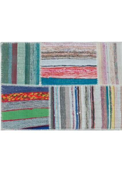 Iskece Bej Patchwork Yün Modern Desenli Yün Hav Toz Vermez Leke Tutmayan Salon Yolluk Mutfak El Dokuma Halı fırsatları