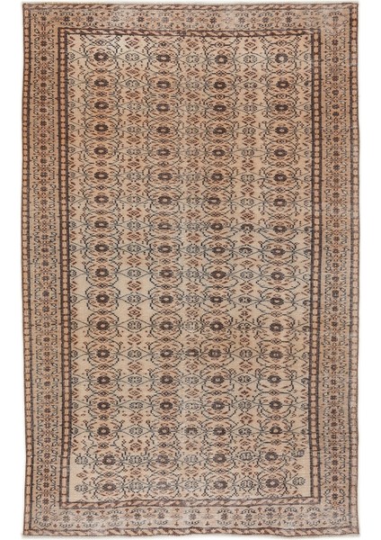 Girit Bej Çizgili Yün Modern Desenli Yün Hav Toz Vermez Leke Tutmayan Salon Yolluk Mutfak El Dokuma Halı