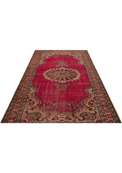 Kırmızı Çerçeveli Yün Modern Desenli Yün Hav Toz Vermez Leke Tutmayan Salon Yolluk Mutfak El Dokuma Halı modelleri