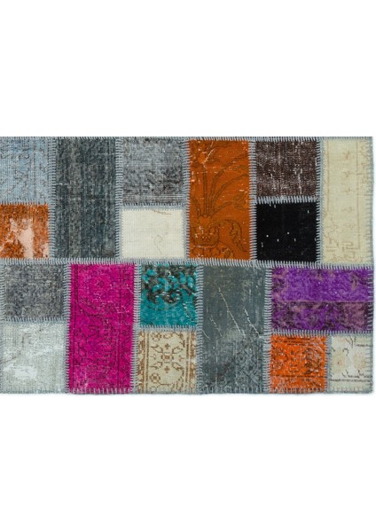 Atina Turkuaz Eskitme Yün Modern Desenli Yün Hav Toz Vermez Leke Tutmayan Salon Yolluk Mutfak El Dokuma Halı indirimleri