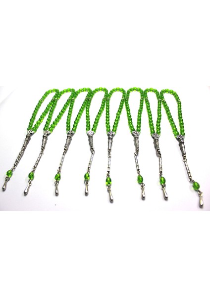 Oniks Taşı 8’li Cam Tesbih Seti - Hediyelik Aksesuar & Bujiteri & Yeşil modelleri