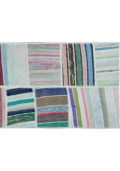 Iskece Bej Patchwork Yün Modern Desenli Yün Hav Toz Vermez Leke Tutmayan Salon Yolluk Mutfak El Dokuma Halı modelleri