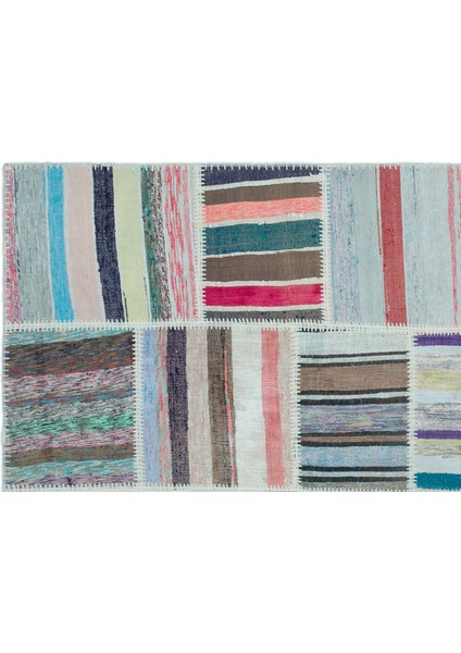 Iskece Bej Patchwork Yün Modern Desenli Yün Hav Toz Vermez Leke Tutmayan Salon Yolluk Mutfak El Dokuma Halı fırsatları